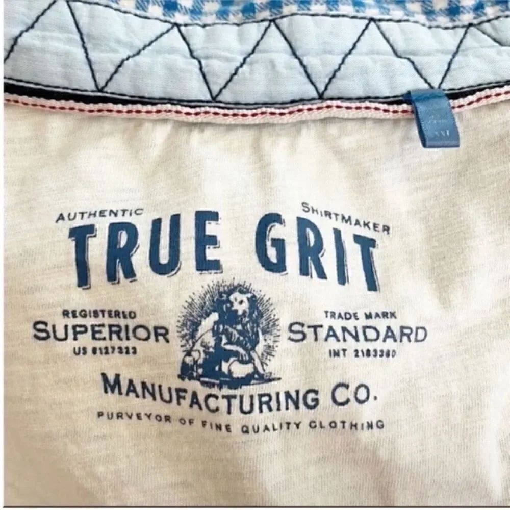 True Grit Long Sleeve Button Down Top - Picture 8 of 10